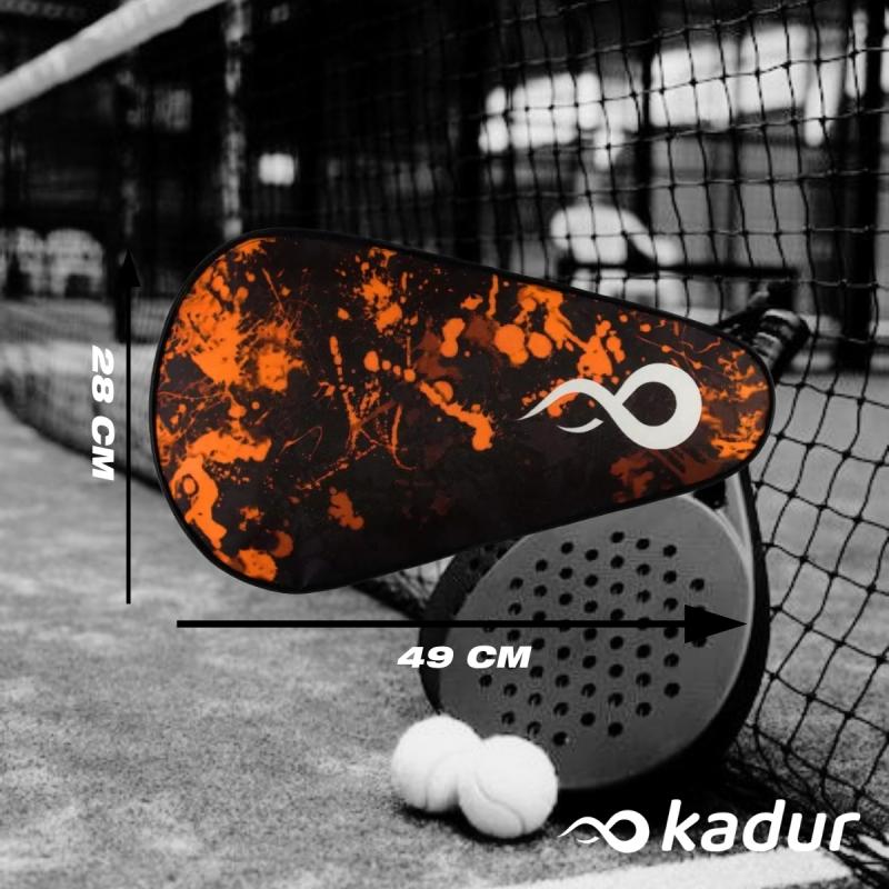 Paleta Padel Kadur Slice Protector Funda Tubo X3 Pelotas Combo