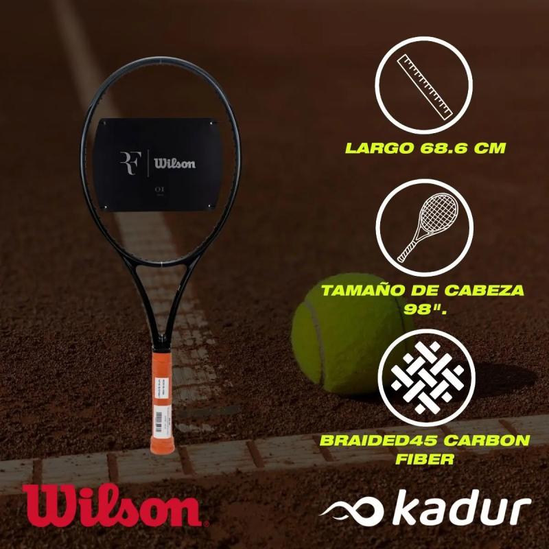 Raqueta Tenis Wilson Federer RF 01 Pro FRM 3