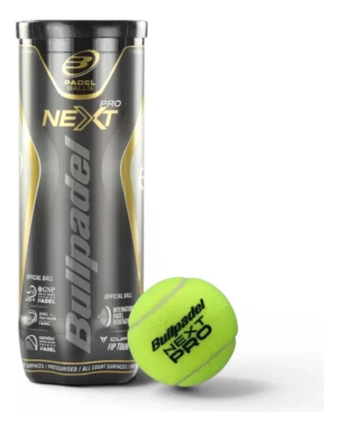 Tubos X3 U Padel Bullpadel Next Pro Kit X3 Pelotas c/u