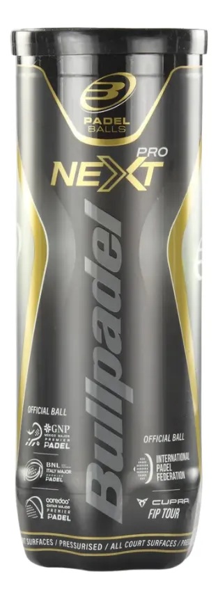 Tubos X3 U Padel Bullpadel Next Pro Kit X3 Pelotas c/u