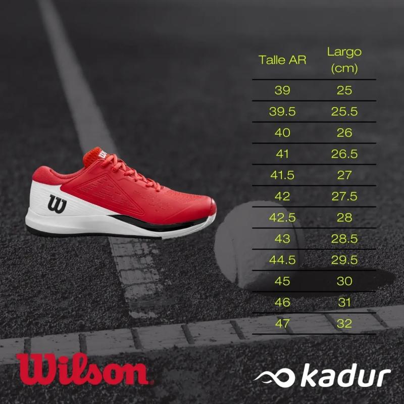 Zapatillas Tenis Wilson Rush Ace Clay