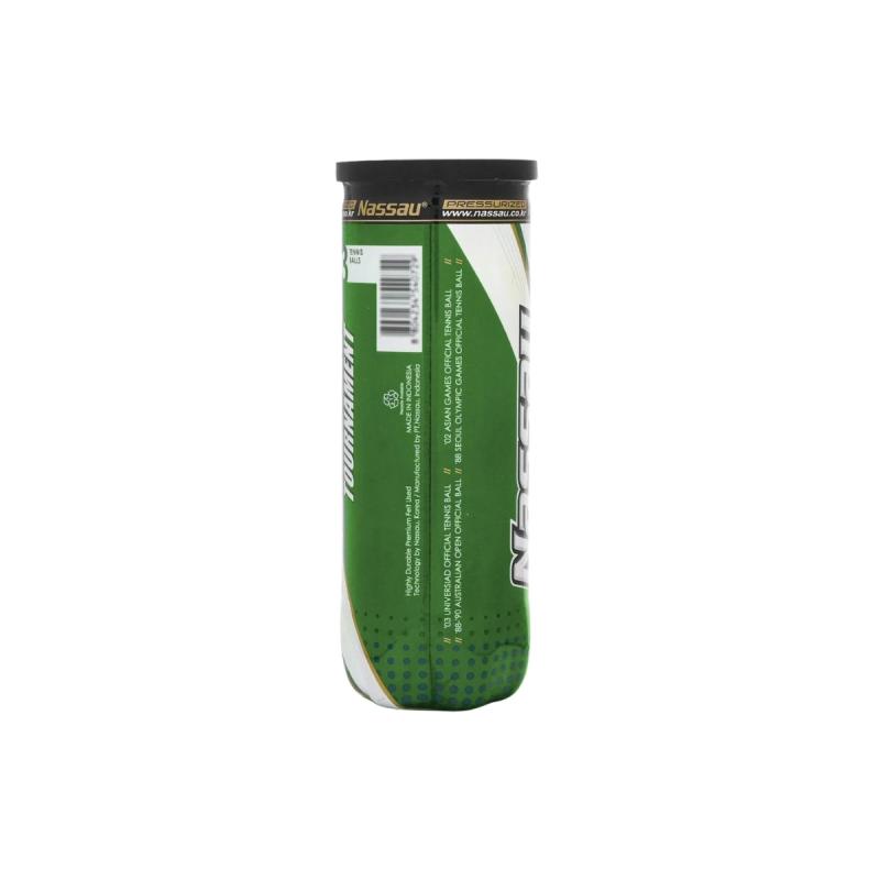 Tubo Pelotas Tenis Nassau Tournament Profesional X3u