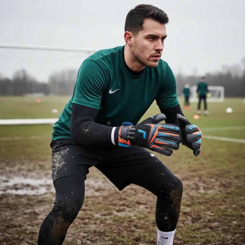 Guantes Arquero Reusch Attrakt Finger Support Infinity