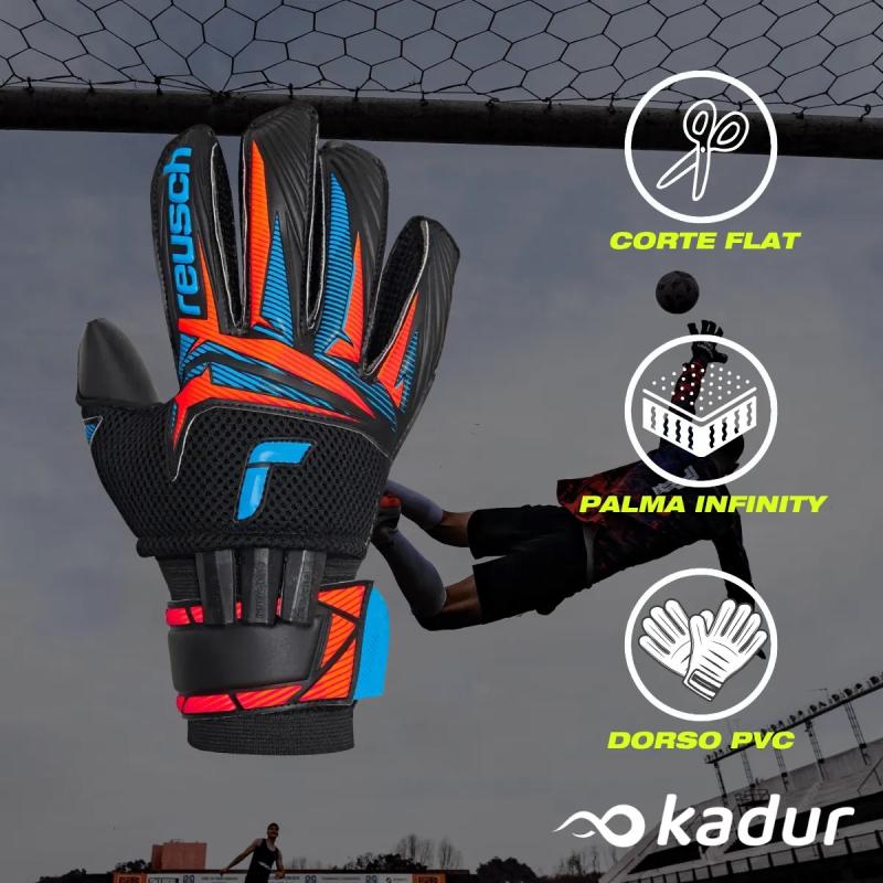 Guantes Arquero Reusch Attrakt Finger Support Infinity