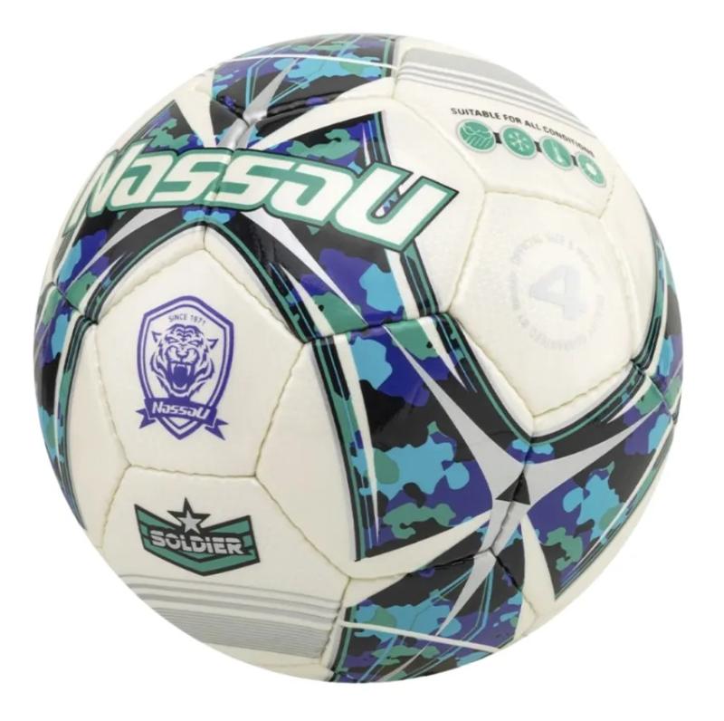 Pelota Futbol Nassau Soldier N°5 Cesped