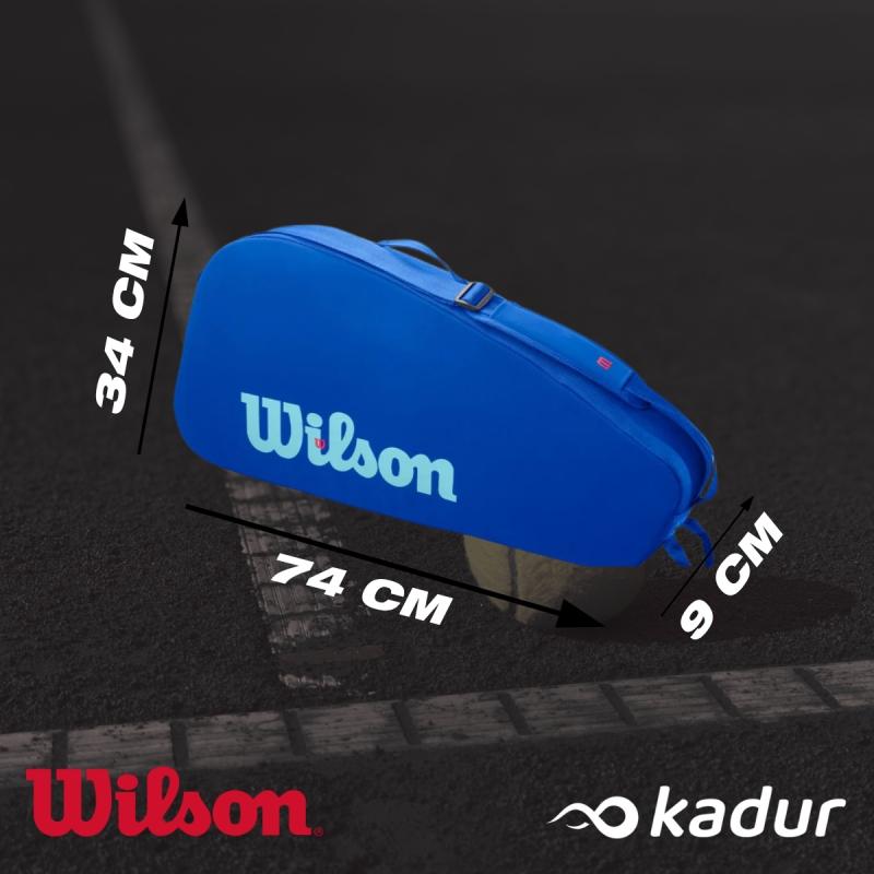Bolso Raquetero Wilson Porta X3 Raquetas Ultra V5 3pk