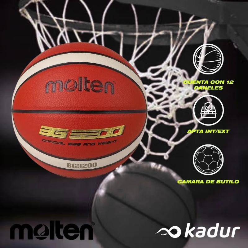 Balón Básquet Molten B6g3200 N6 Entrenamiento
