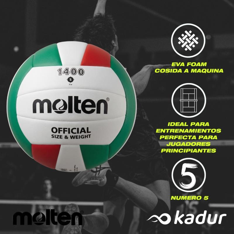 Pelota Voley Molten V5C 1400 N°5 Indoor Balon Iniciación