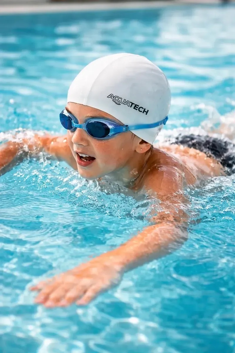 Gorro Natación Silicona Aquatech Infantil