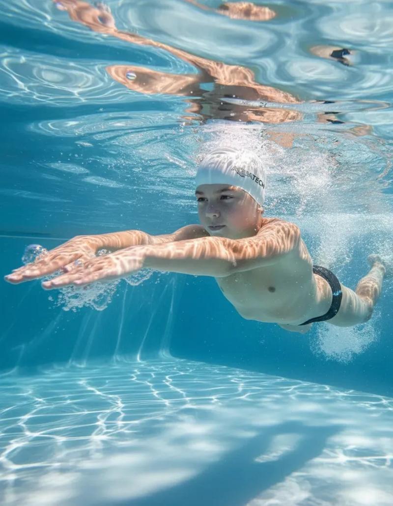 Gorro Natación Silicona Aquatech Infantil