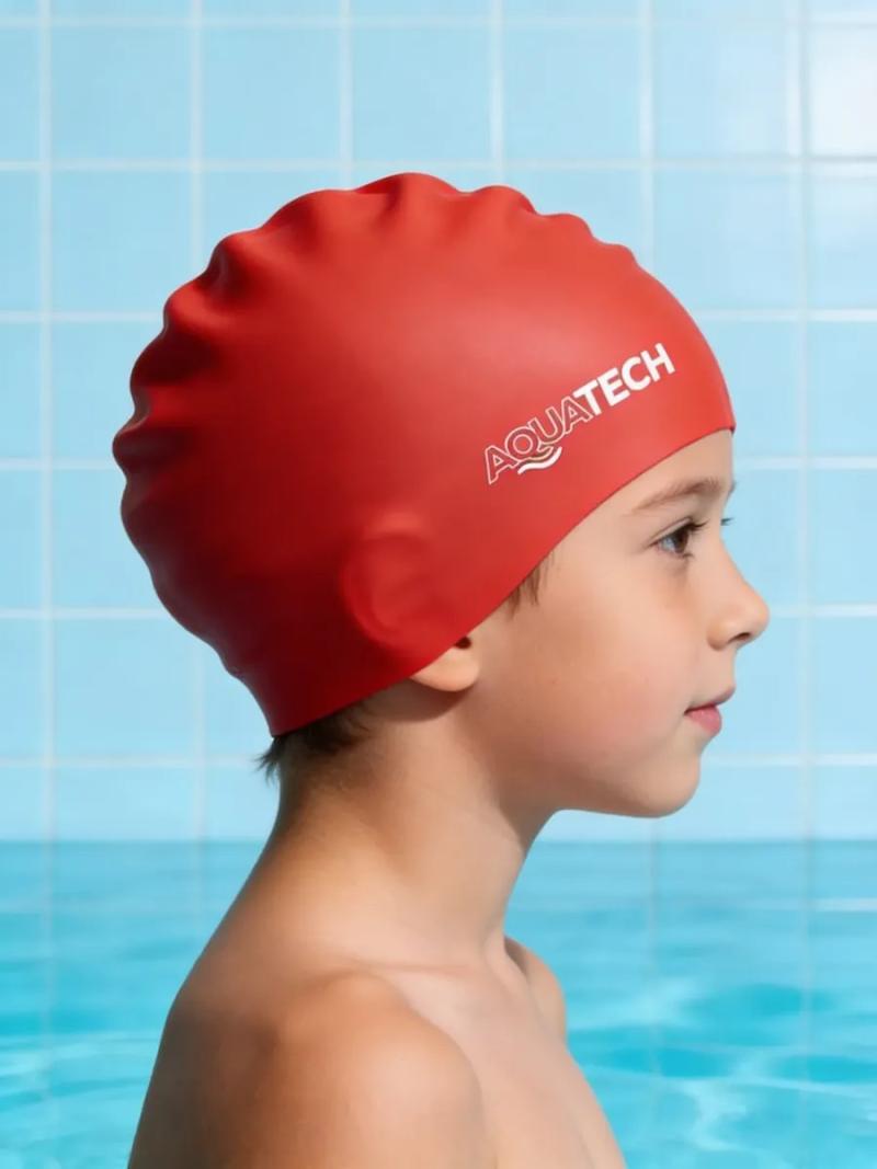 Gorro Natación Silicona Aquatech Infantil