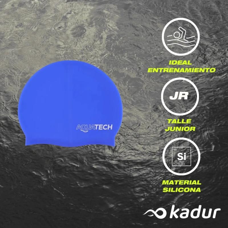Gorro Natación Silicona Aquatech Infantil