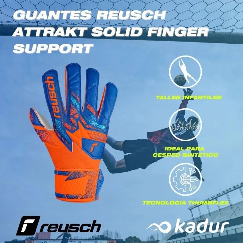 Guantes Arquero Reusch Attrakt Solid Finger Support