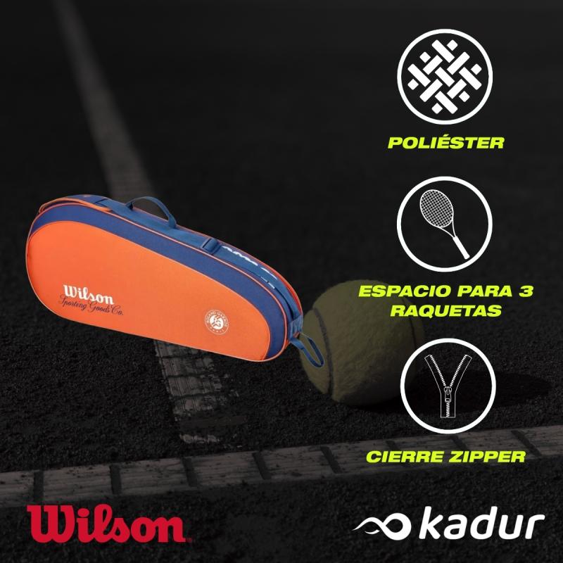 Bolso Raquetero Wilson Roland Garros Team 3 Pk