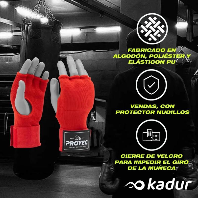 Guantes Vendas Proyec Elastizados