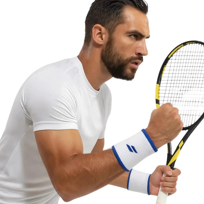 Muñequera Tenis Babolat Play Jumbo Stripes