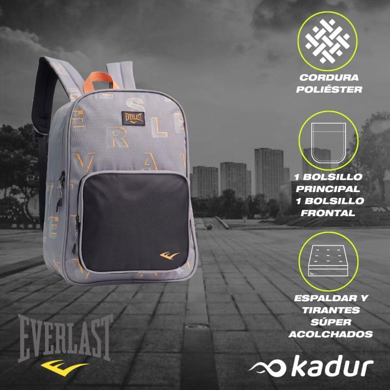 Mochila Everlast Urbana Escolar Acolchada 28170