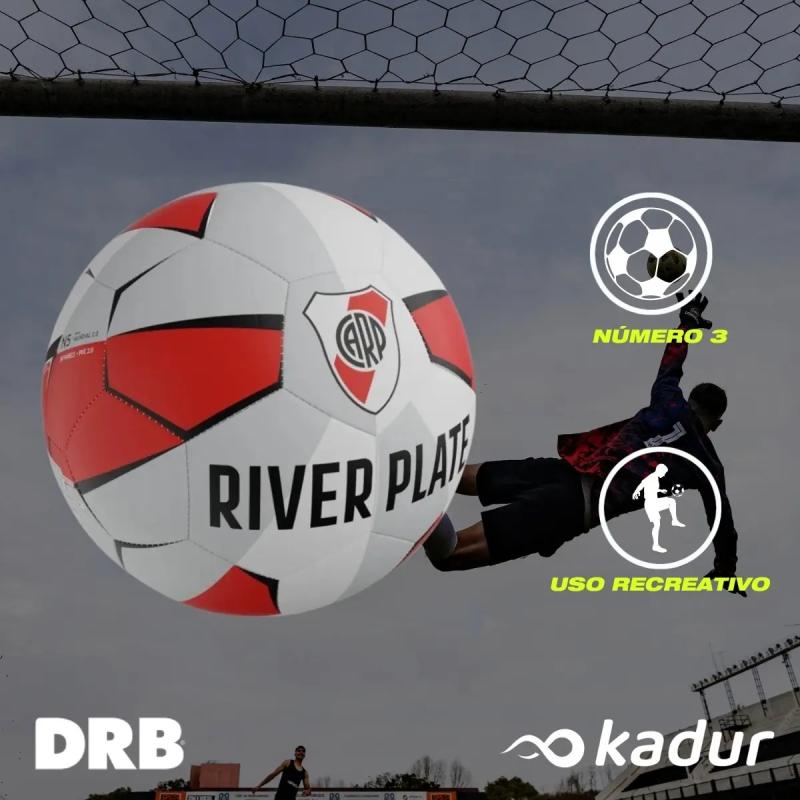 Combo Pelota River Plate N°3 + Guantes Arquero Infantil
