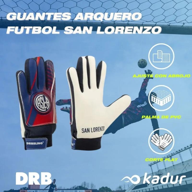 Guantes Arquero DRB San Lorenzo Estadios Infantil