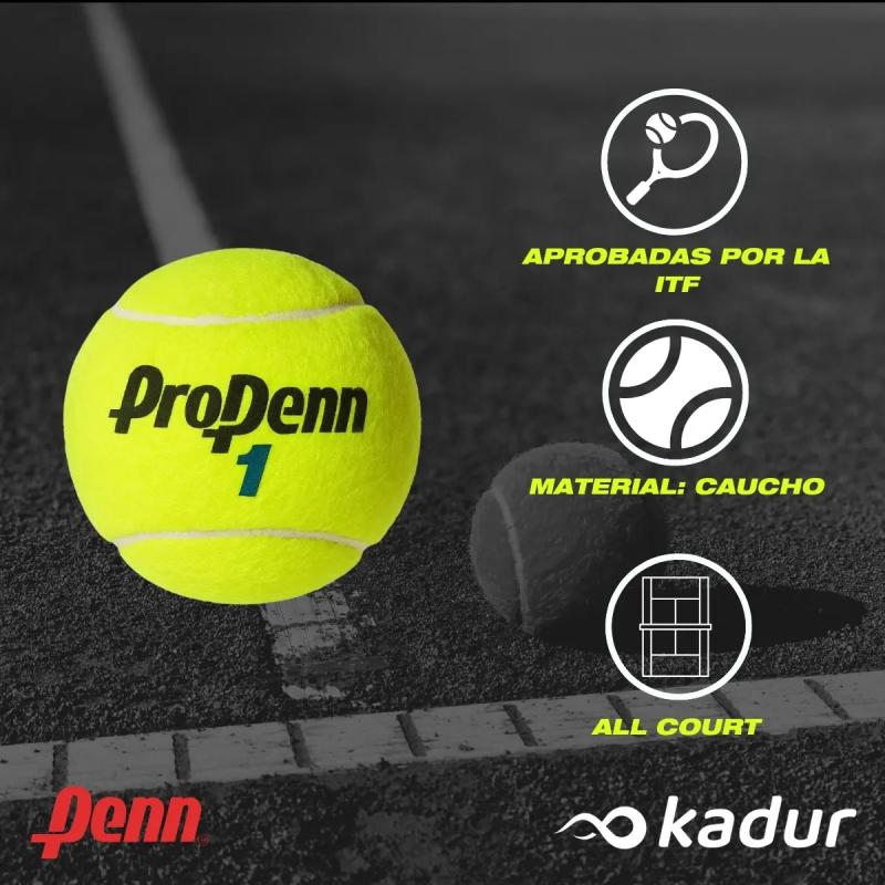 Pelota Tenis Penn Tournament Pro x1 Unidad