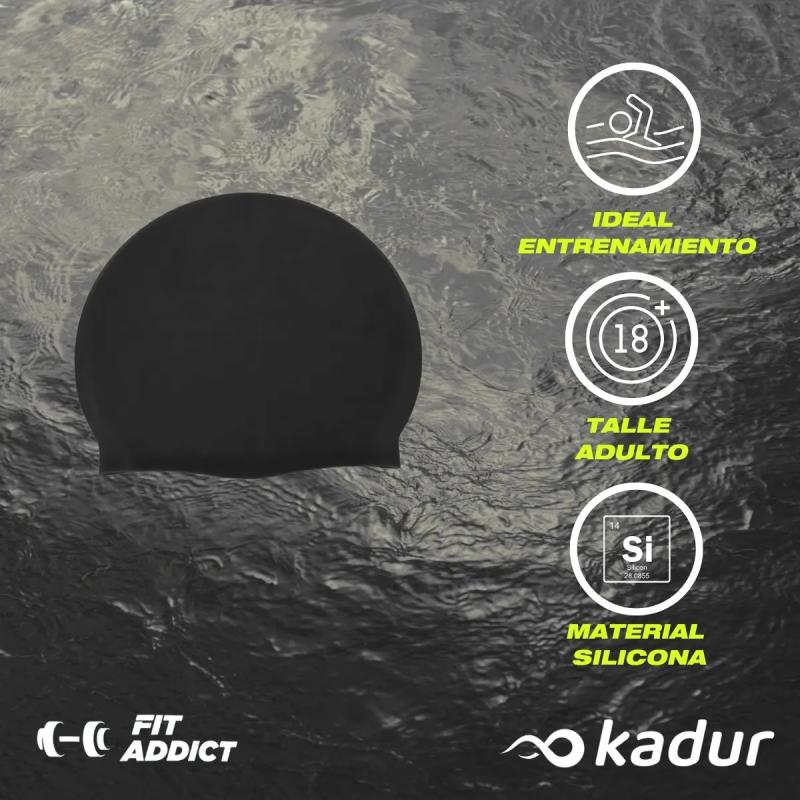 Gorro Natación Silicona Adulto