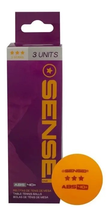 Pelotas Ping Pong Sensei 3 Estrellas