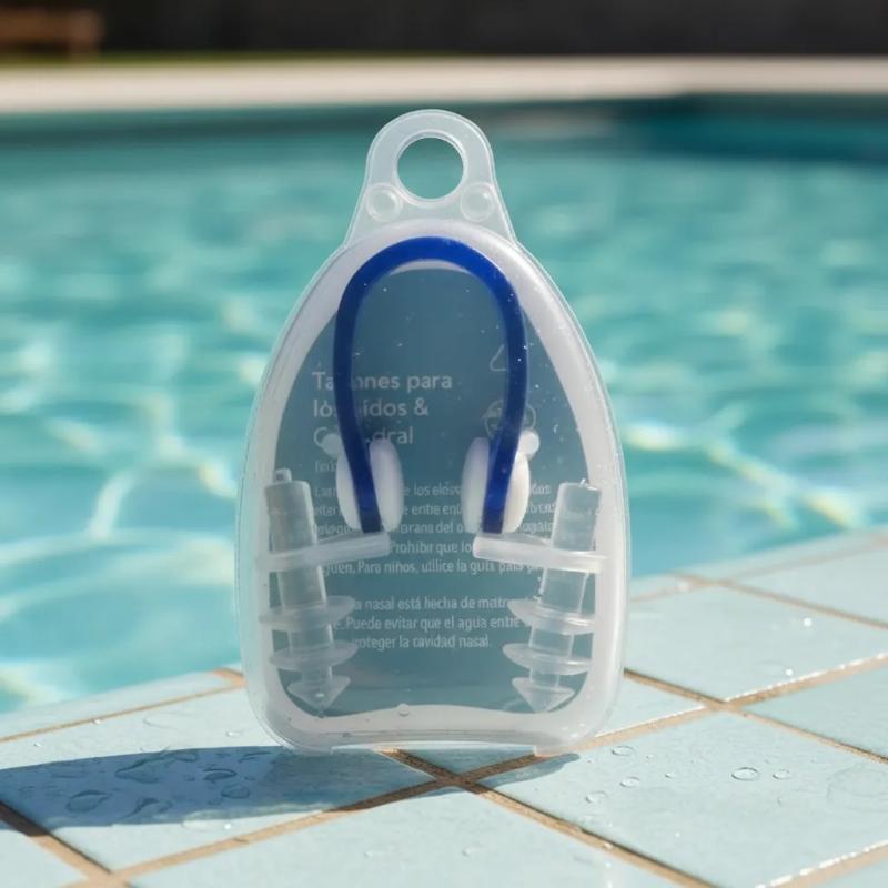Kit Tapones Oídos + Clip Nasal Aquatech 90
