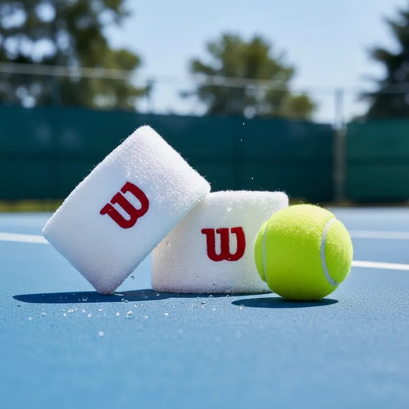 Muñequera Tenis Wilson Wristband Doble