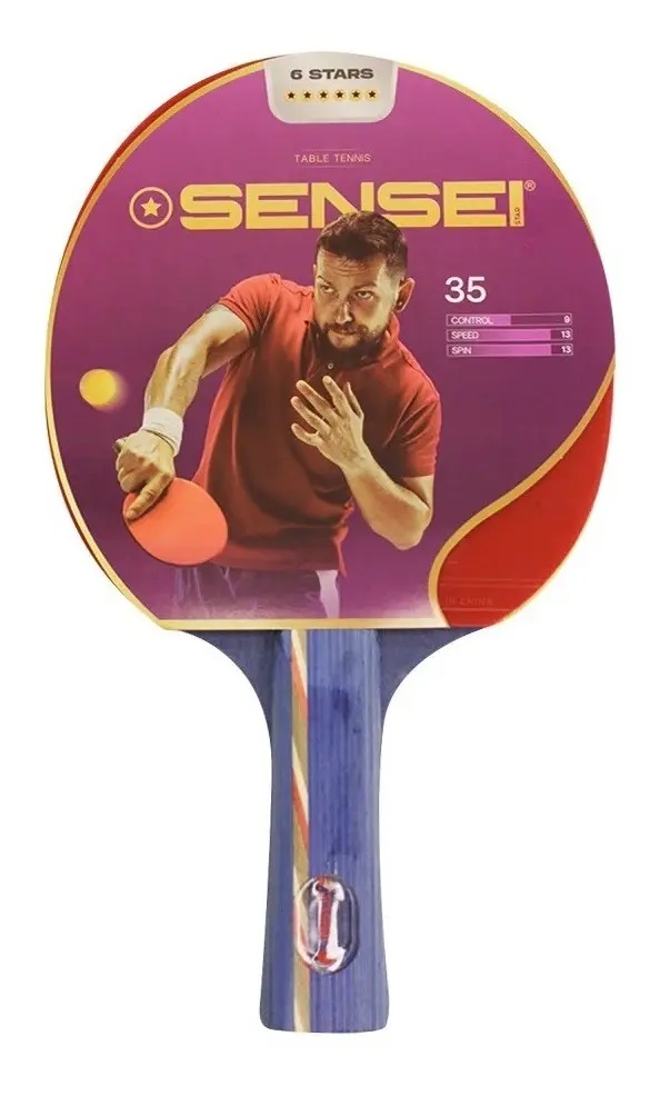 Paleta Ping Pong Sensei 6 Estrellas Plus