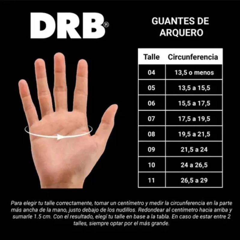 Guantes Arquero DRB Fiber