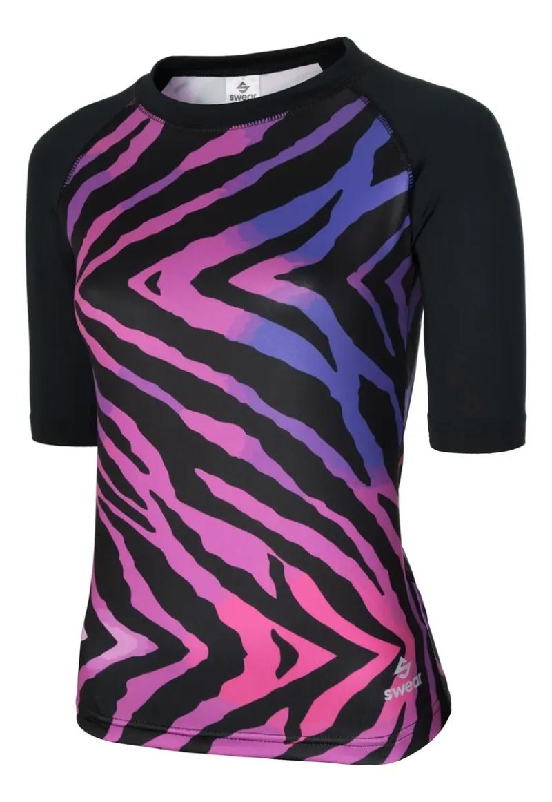 Remera Proteccion Solar Swear Uv Femenina Manga Corta Deportiva