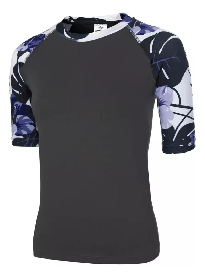 Remera Proteccion Solar Swear Uv Femenina Manga Corta Deportiva