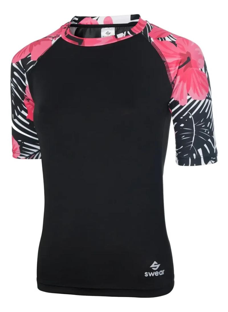 Remera Proteccion Solar Swear Uv Femenina Manga Corta Deportiva
