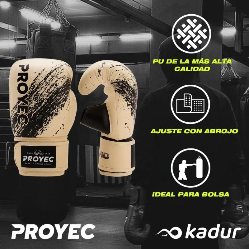 Guantines Boxeo Proyec Vivid Bolsa