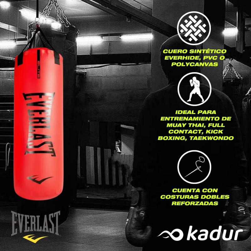 Bolsa Boxeo Everlast Shell Elite 1mts Mma 100 Libras
