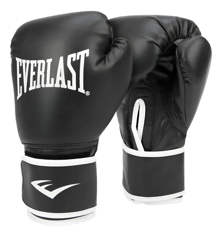 Combo Guantes Everlast Core + Bucal Genérico Effort