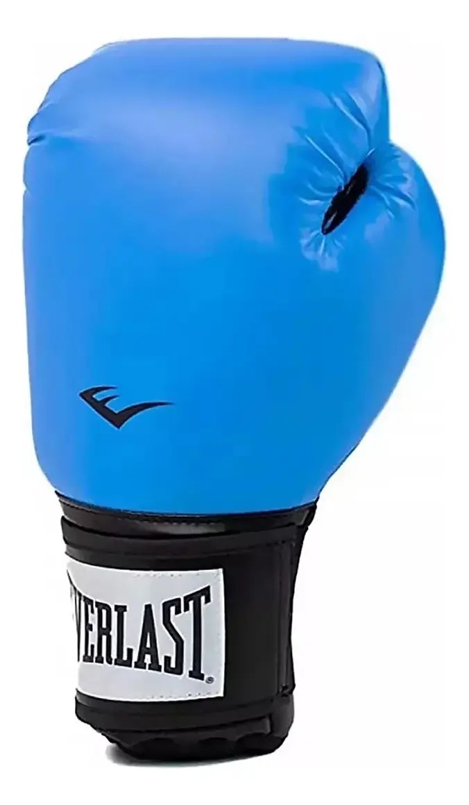 Combo Guantes Everlast Pro Style Azul + Bucal Everlast Azul