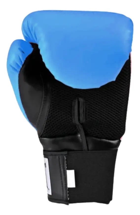 Combo Guantes Everlast Pro Style Azul + Bucal Everlast Azul