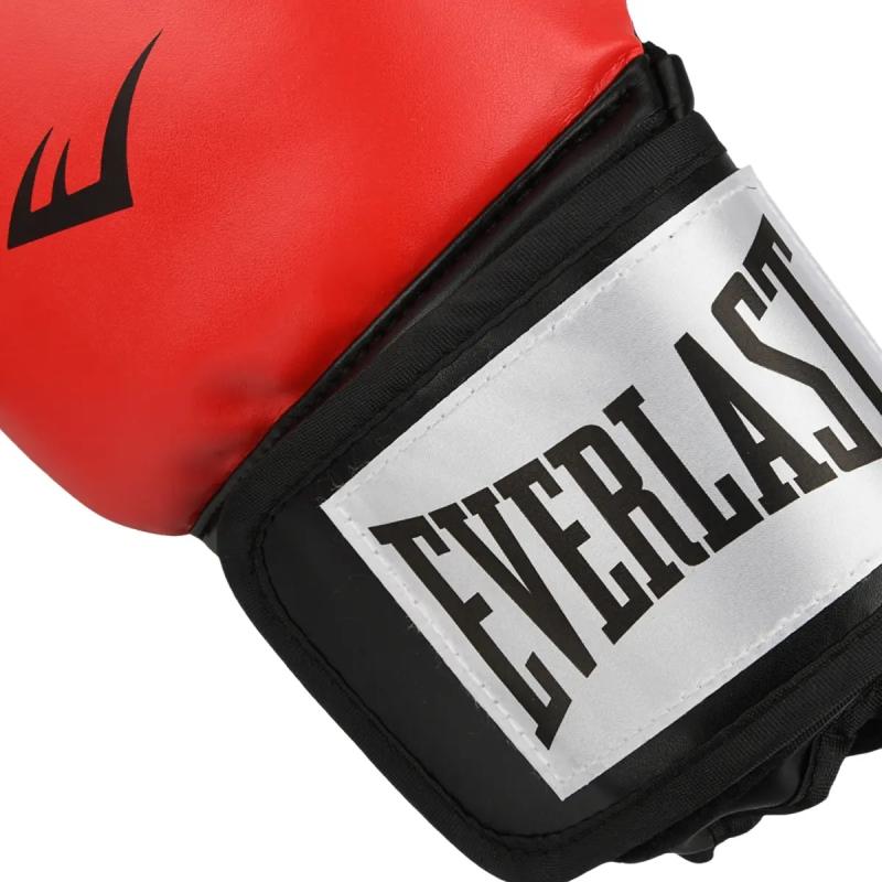 Combo Guantes Everlast Pro Style Rojo+ Bucal Everlast Negro