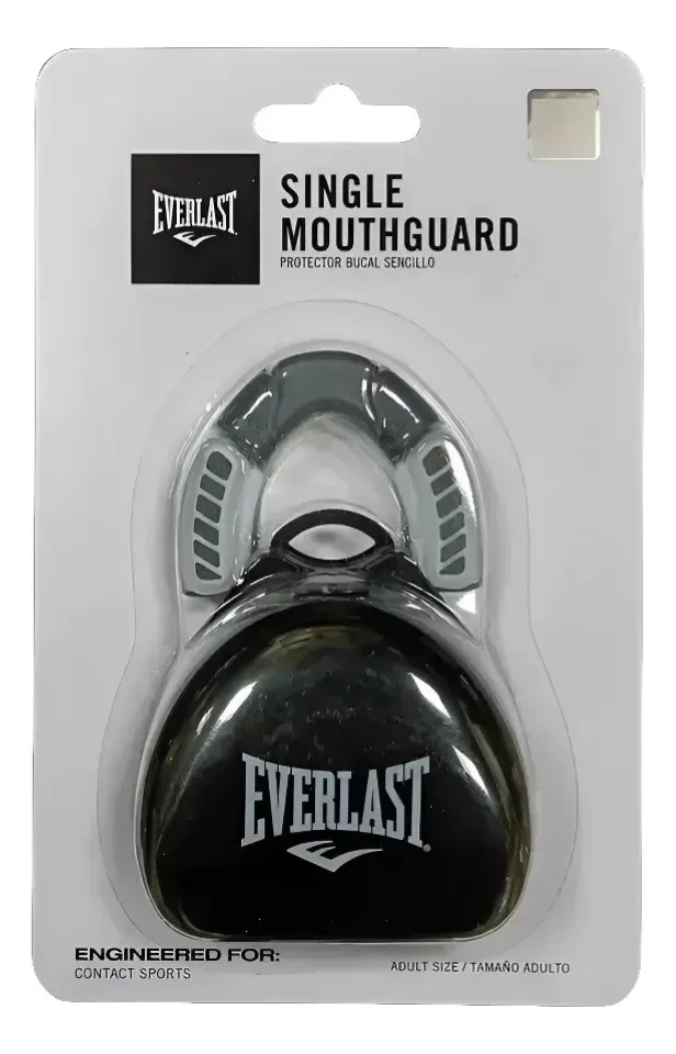 Combo Guantes Everlast Pro Style Rojo + Bucal Everlast Negro + Vendas Everlast 3.05