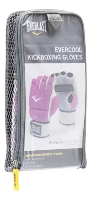 Combo Guantes Everlast Evercool Kickboxing + Llavero Rosa Regalo