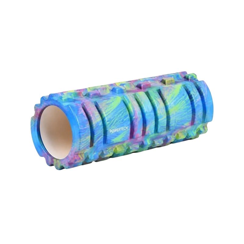 Rolo Powertech Texturado Yoga Pilates 35 Cm