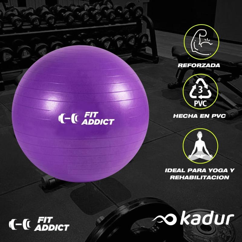Pelota Yoga Esferodinamia Fit Addict 60 cm