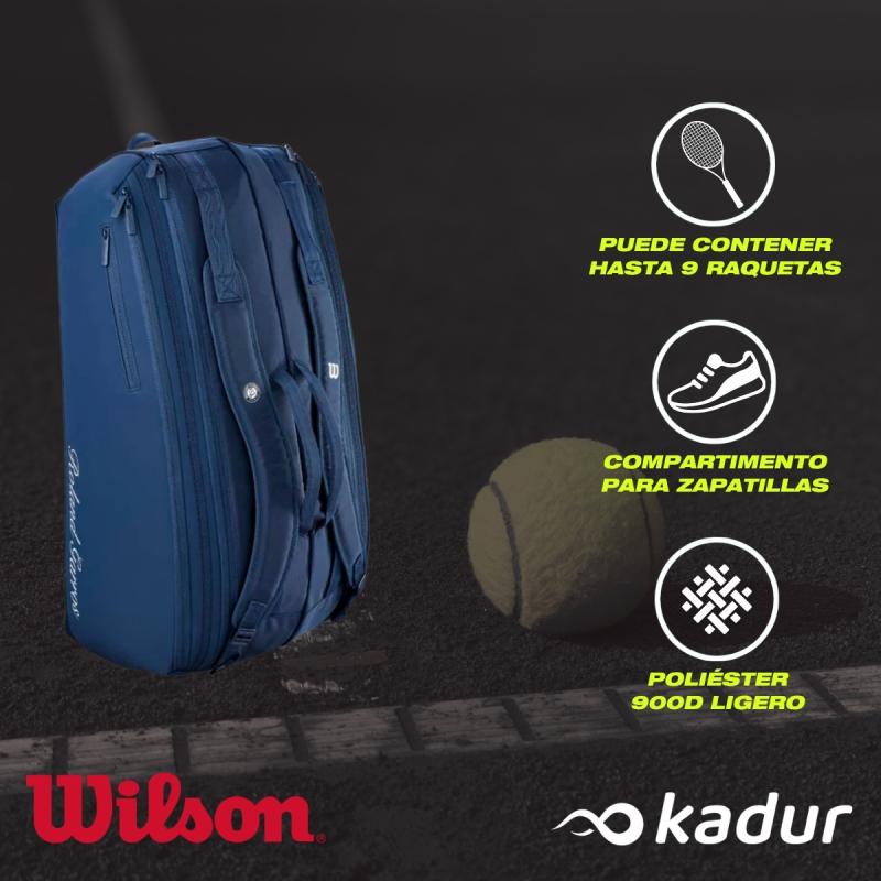 Bolso Raquetero Wilson Roland Garros Sessionsoire 9PK