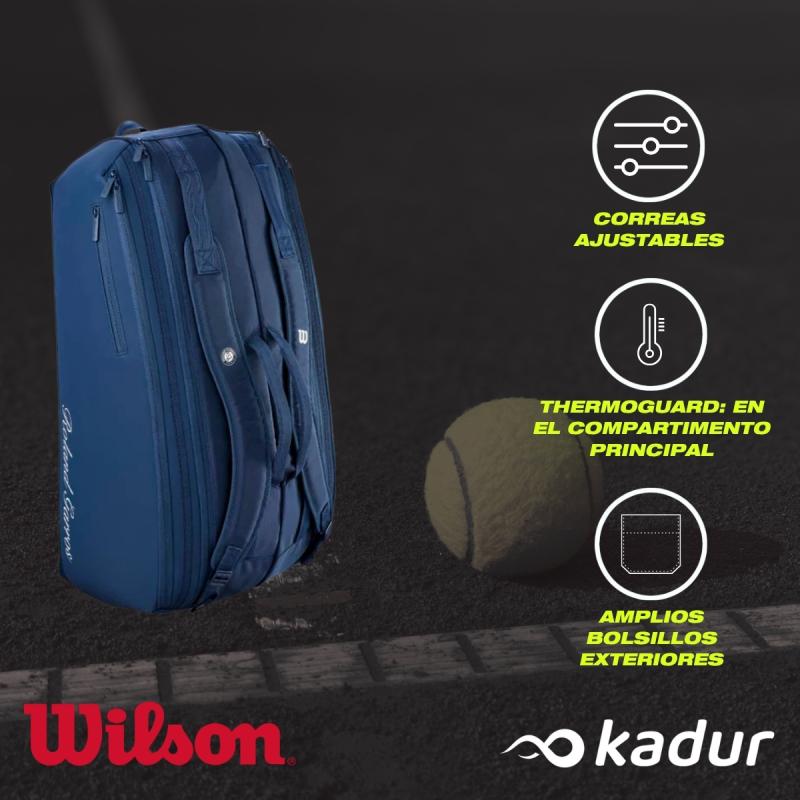 Bolso Raquetero Wilson Roland Garros Sessionsoire 9PK