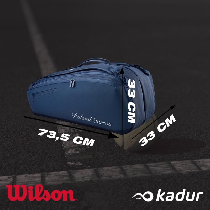 Bolso Raquetero Wilson Roland Garros Sessionsoire 9PK
