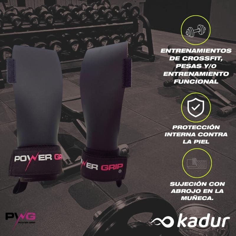 Calleras Power Grip Black Shield Premium Pesas Fitness