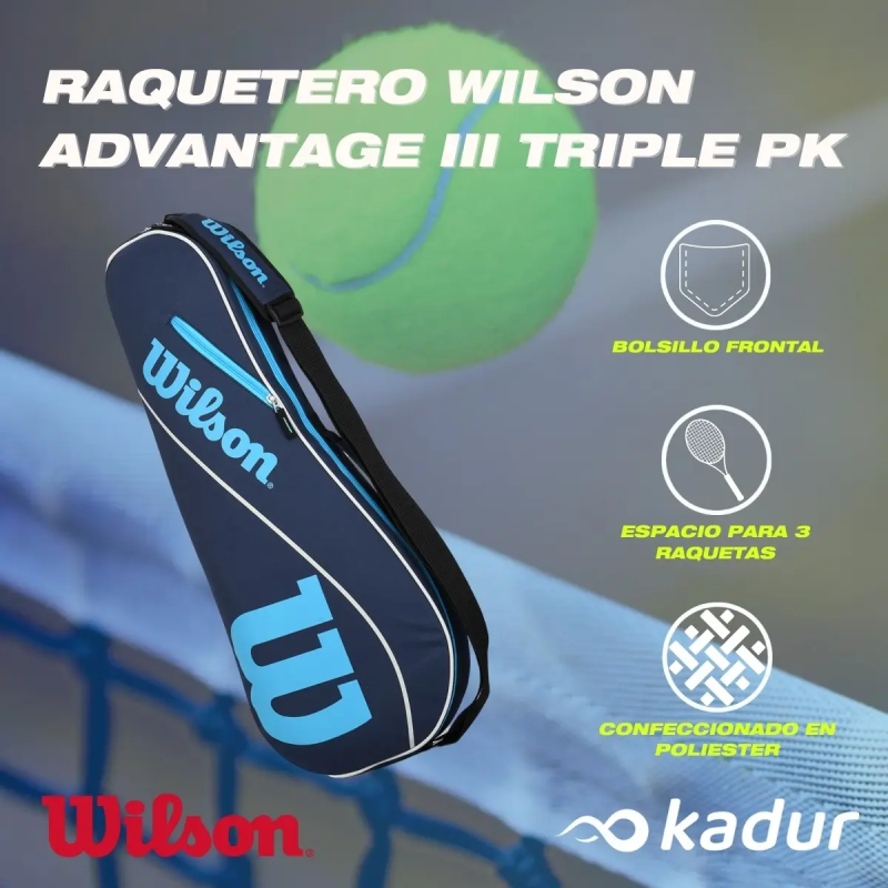 Bolso Raquetero Wilson Advantage III 3PK