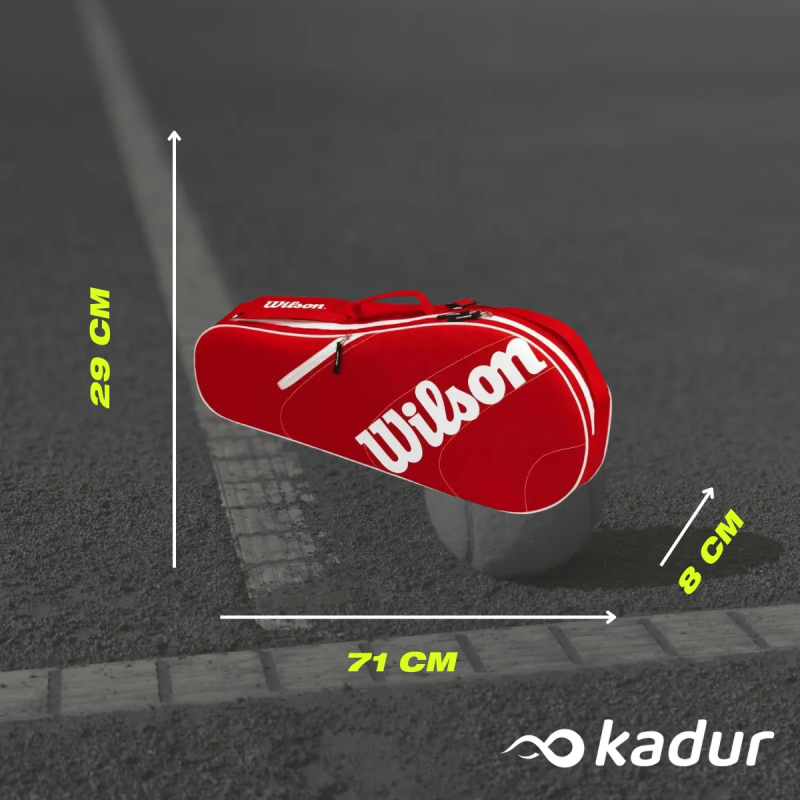 Bolso Raquetero Wilson Advantage Team Triple Bag