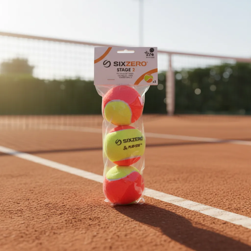 Pelota Tenis Sixzero Stage 2 Baja Presión